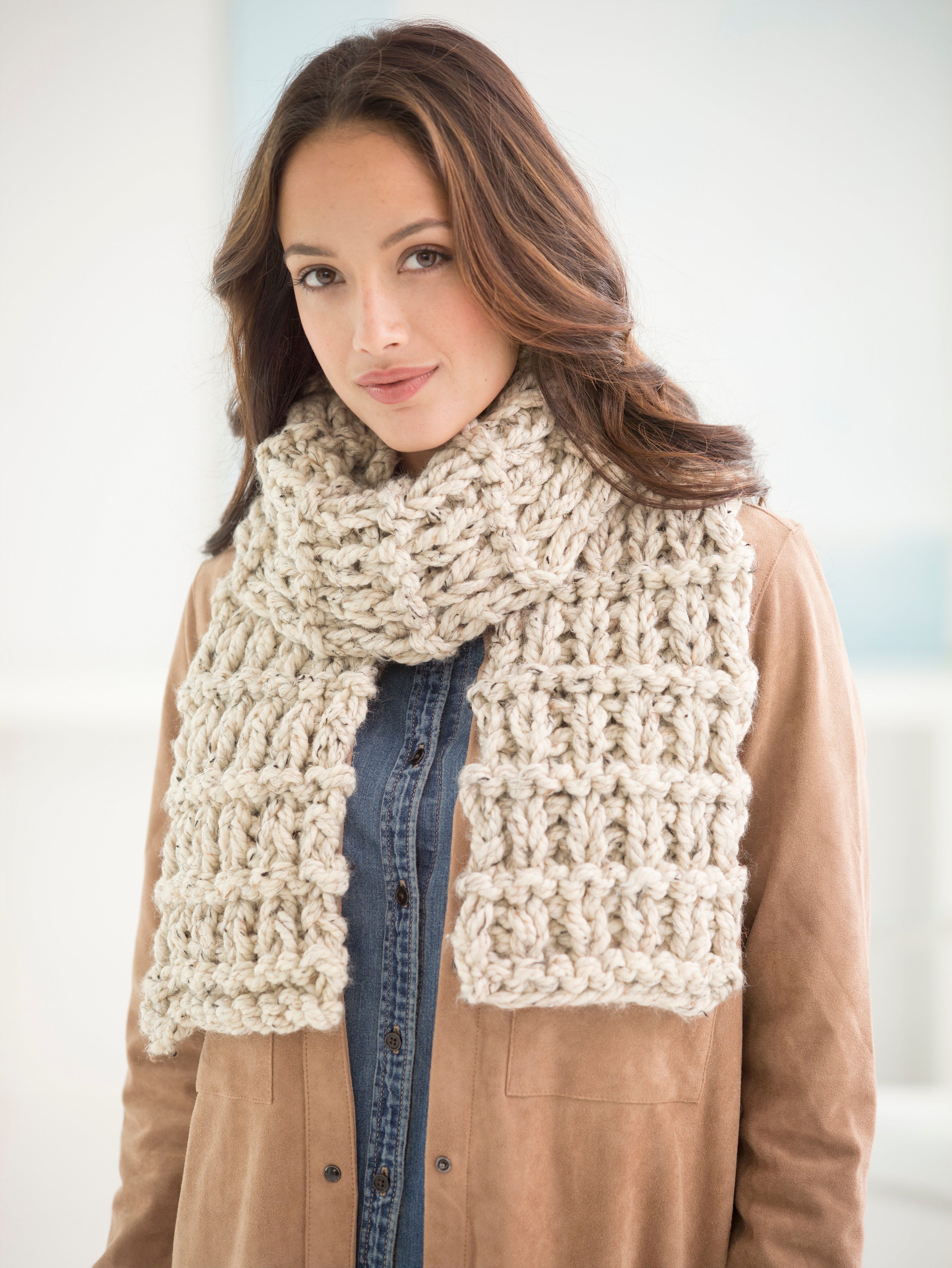 Windham Mountain Scarf (Knit) – Lion Brand Yarn