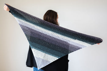 2 Ball Diagonal Shawl (Crochet) – Lion Brand Yarn