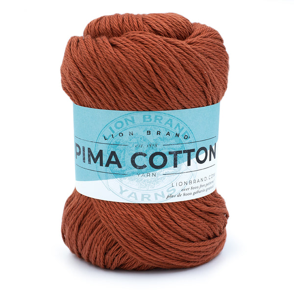 Lion Brand Comfy Cotton Fetti Yarn-Orange Blossom 