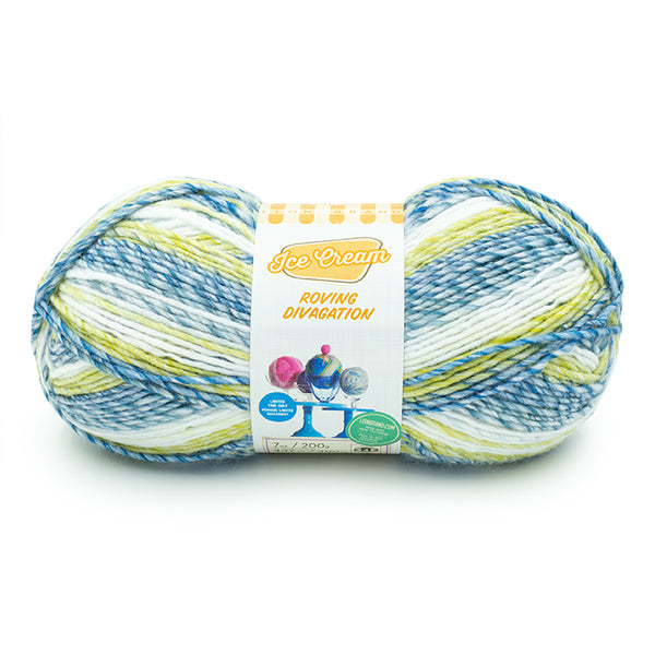 Lion Brand Ice Cream Sprinkles Knitting Yarn: Tropical 