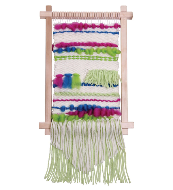 Rosy Loom Woven Scarf (Loom-Weave) – Lion Brand Yarn