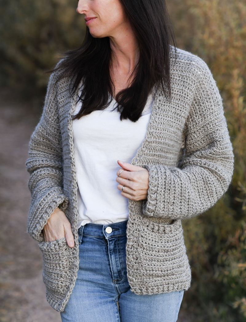 Crochet Kit - My Boyfriend Cardigan – Lion Brand Yarn