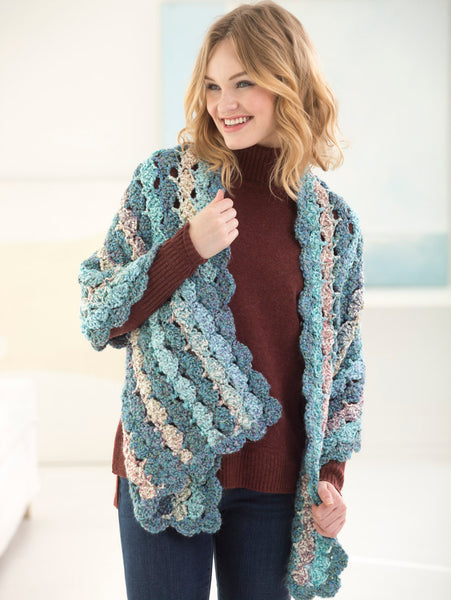 Download Serene Shells Shawl (Crochet) - Lion Brand Yarn