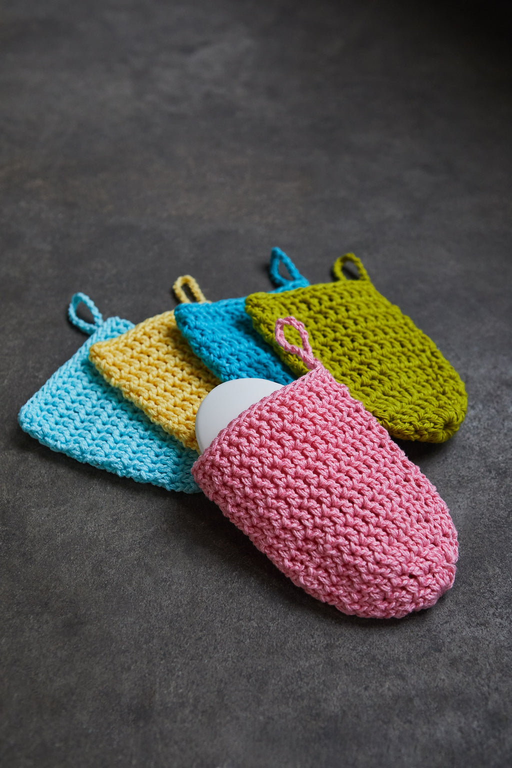 cotton soap bag crochet pattern