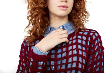 Light And Easy Pullover (Crochet) - Version 1 – Lion Brand Yarn