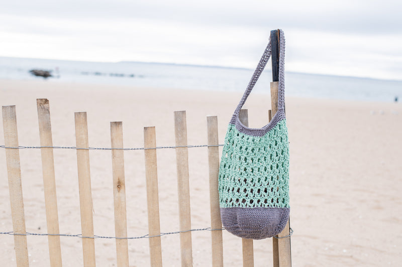 crochet beach tote