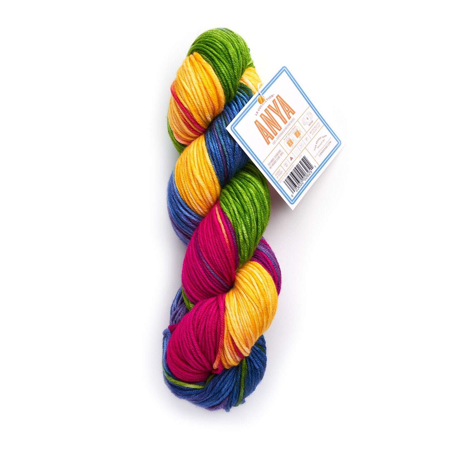 LB Collection® Hand-Dyed Superwash Merino Yarn