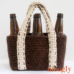 crochet wine bottle bag