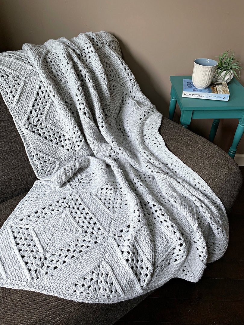 Image of Crochet Kit - On the Bias Granny Square Blanket