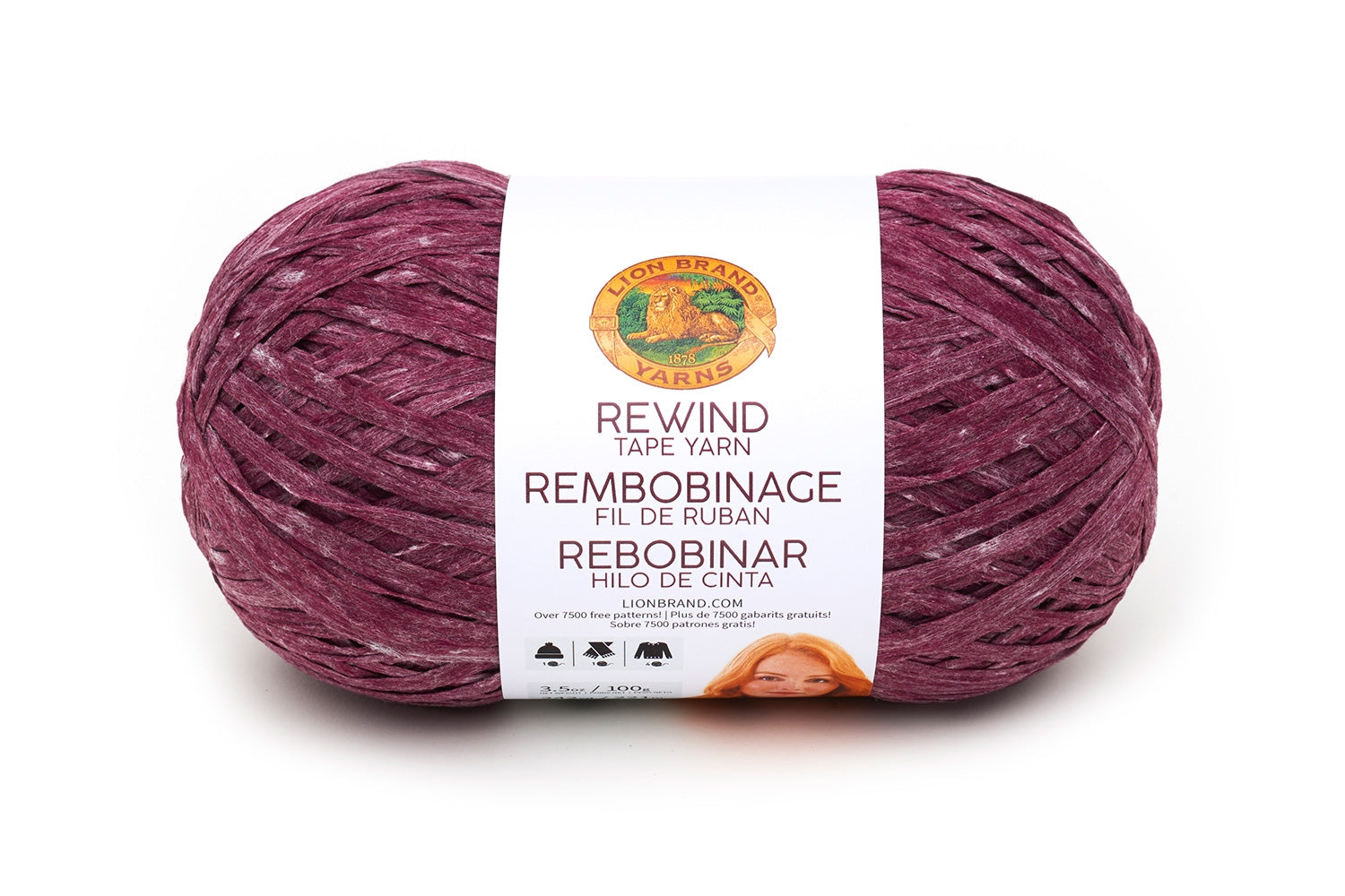 lion brand rewind yarn