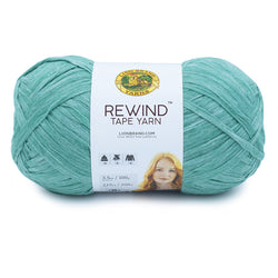 lion brand rewind yarn olive you