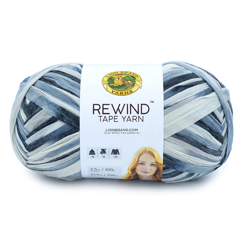 lion brand rewind yarn willow