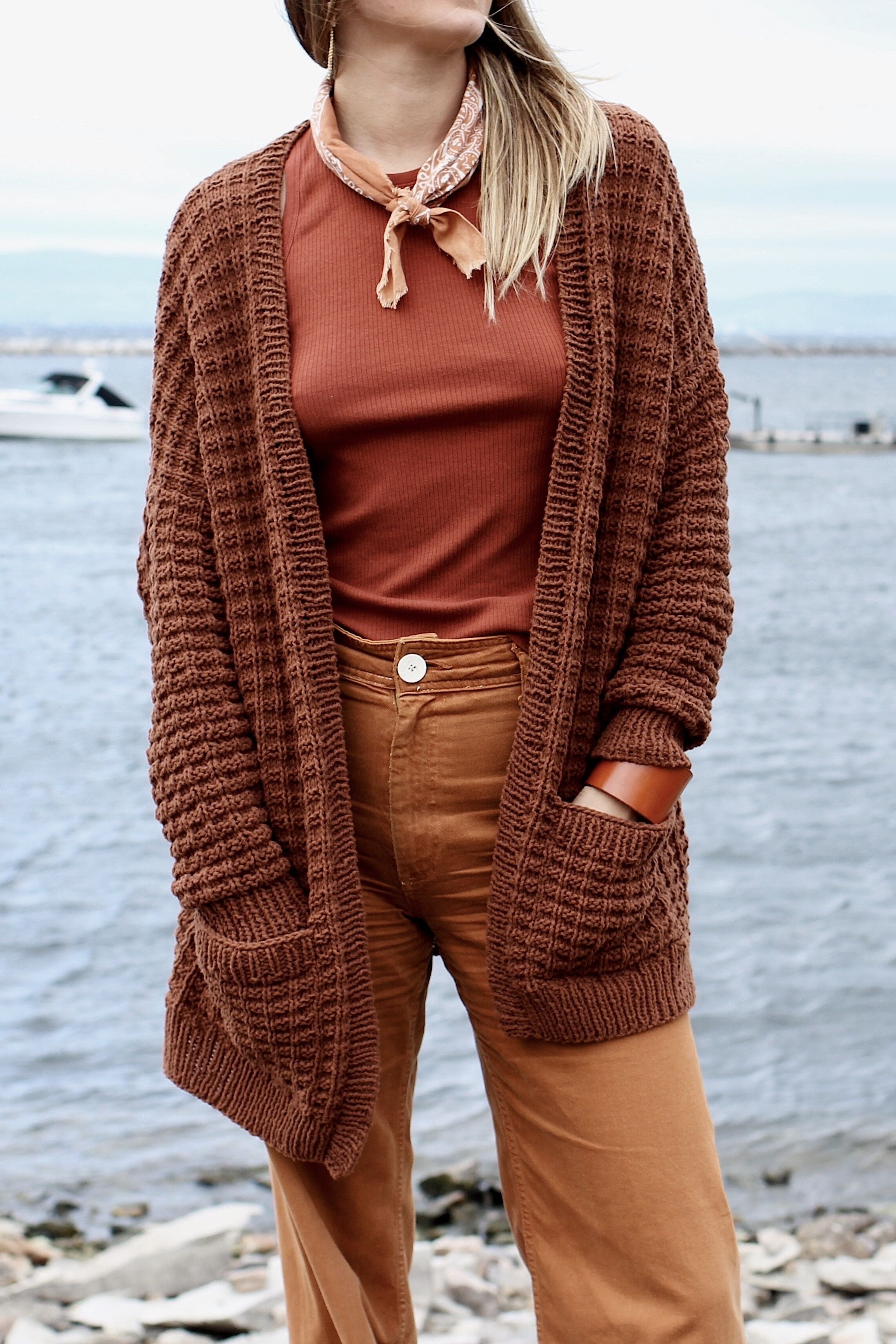 Image of Knit Kit - Campsite Waffle Cardigan