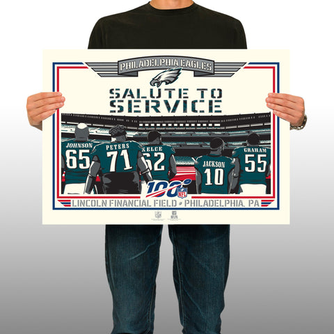 Phenom Gallery Philadelphia Eagles 2019 Salute To Service Framed Serig –  Uncanny Brands Wholesale