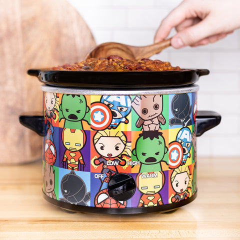 Uncanny Brands Bob Ross 2 Quart Slow Cooker- Happy Little Tree