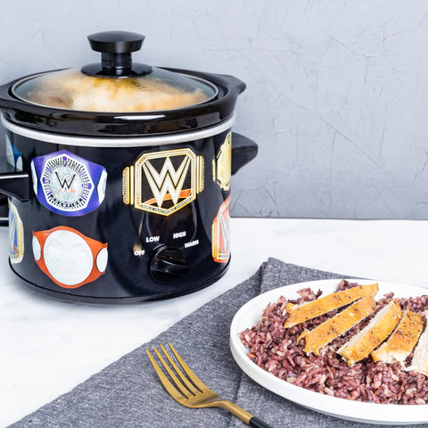 Uncanny Brands Black WWE Championship Belt American Waffle Maker