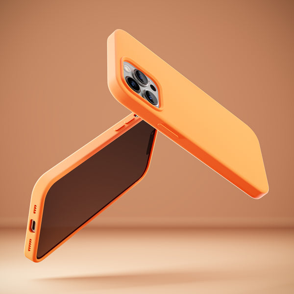 Apple iPhone 14 Pro Max Case Orange Colorful Cute Phone Case