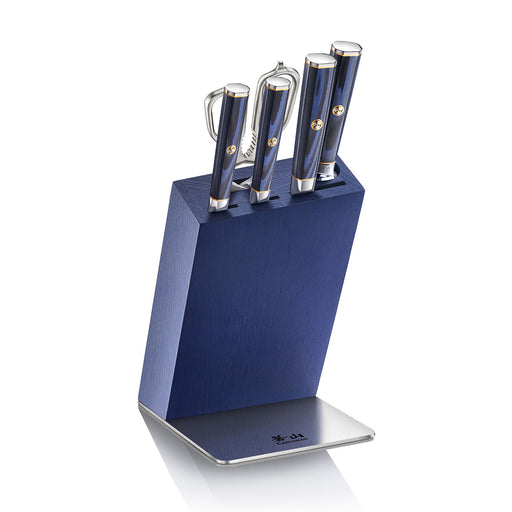 Cangshan Kita Blue Forged 12 Piece HUA Knife Block Set — Las Cosas