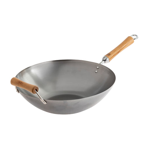 Professional Series 14-Inch Carbon Steel Excalibur Nonstick Flat Botto –  KitchenSupply