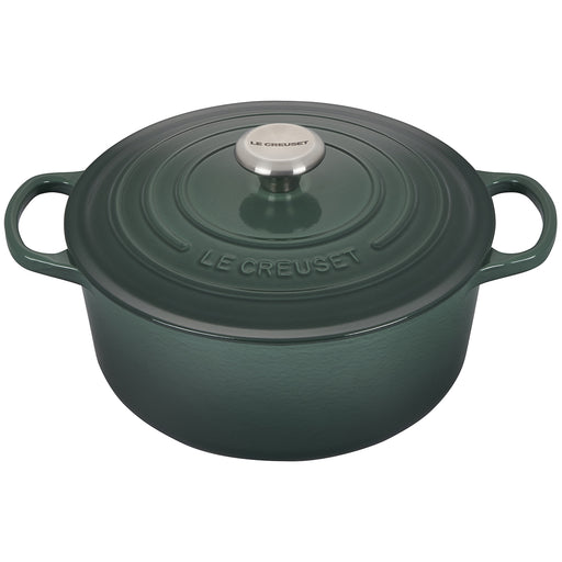 Le Creuset Enameled Cast Iron Signature 5 1/2 Quart Round Dutch Oven in  Cerise — Las Cosas Kitchen Shoppe