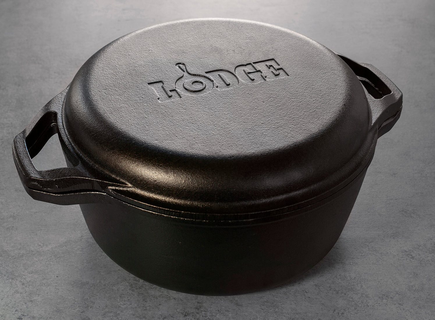 Lodge Chef Collection 6 Quart Cast Iron Double Dutch Oven — Las Cosas Kitchen Shoppe 