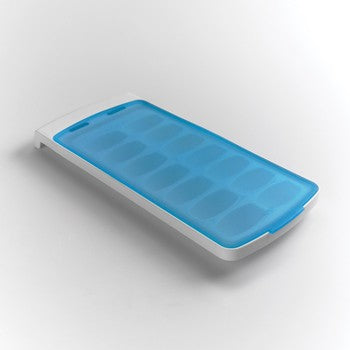 OXO Good Grips Blue Silicone Large Ice Cube Tray with Plastic