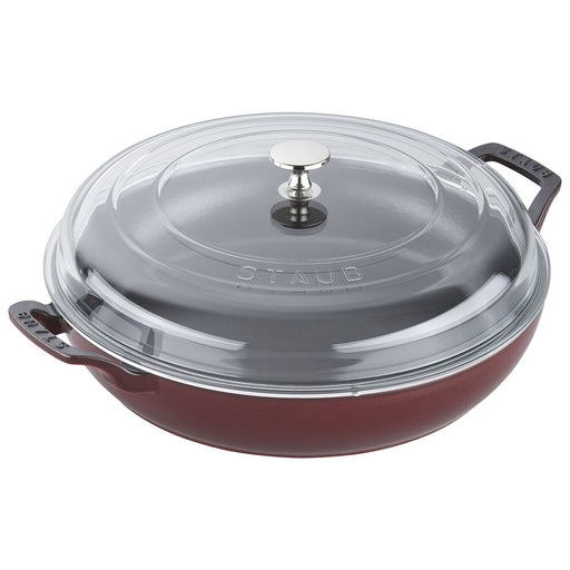 STAUB Cast Iron 2.9-qt Daily Pan with Glass Lid