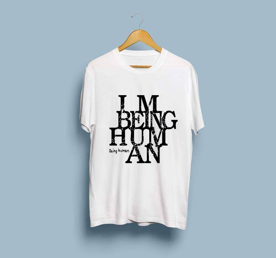 being human white t shirt