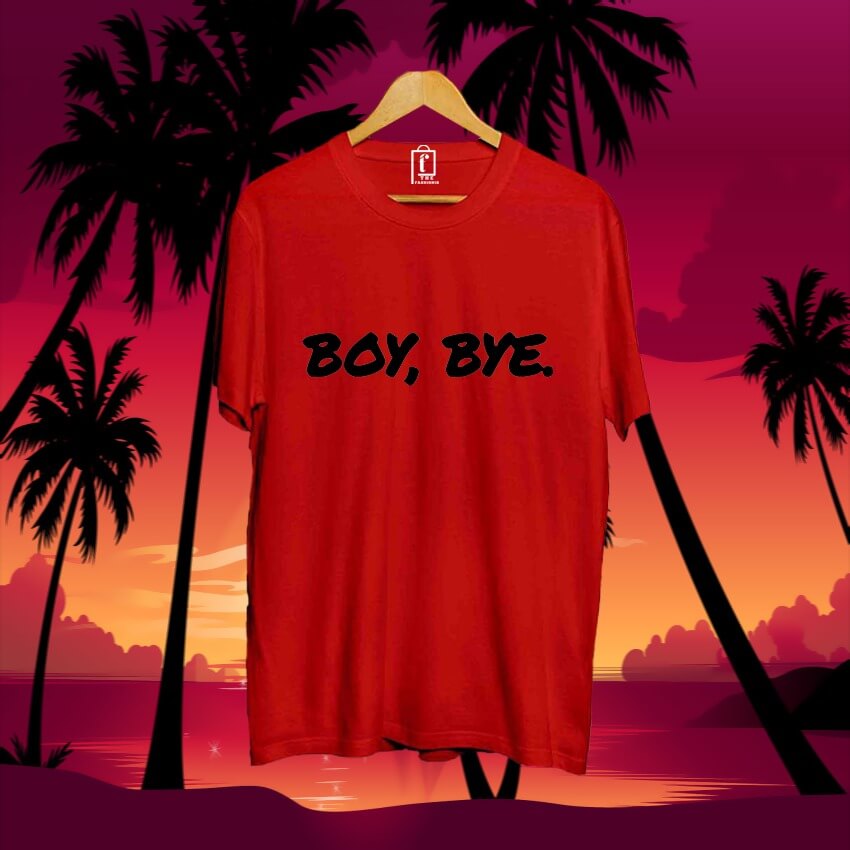 women-printed-cotton-tshirt-red