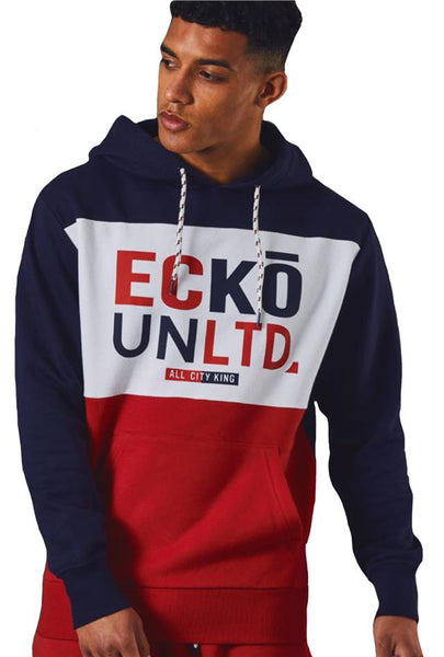 Mens ECKO UNLTD Fleece Sweatshirt Casual Sports Track Top Overhead COURSE S-XXL