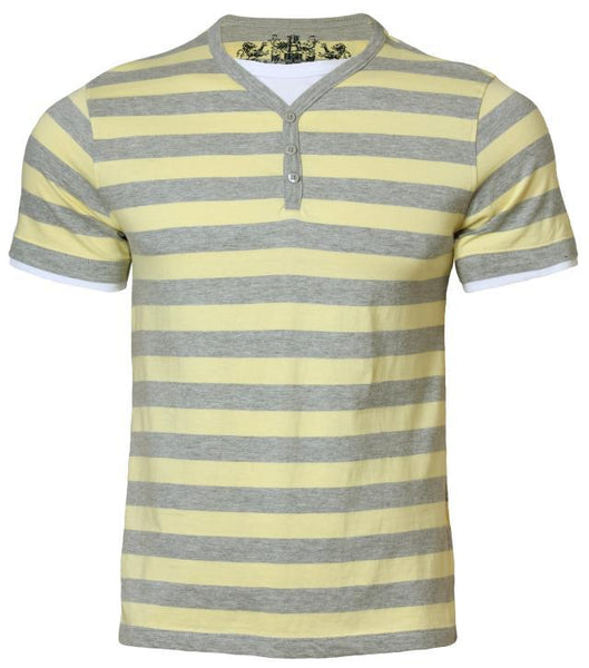 Mens Dissident MC 14646 striped short sleeve t-shirt tee top