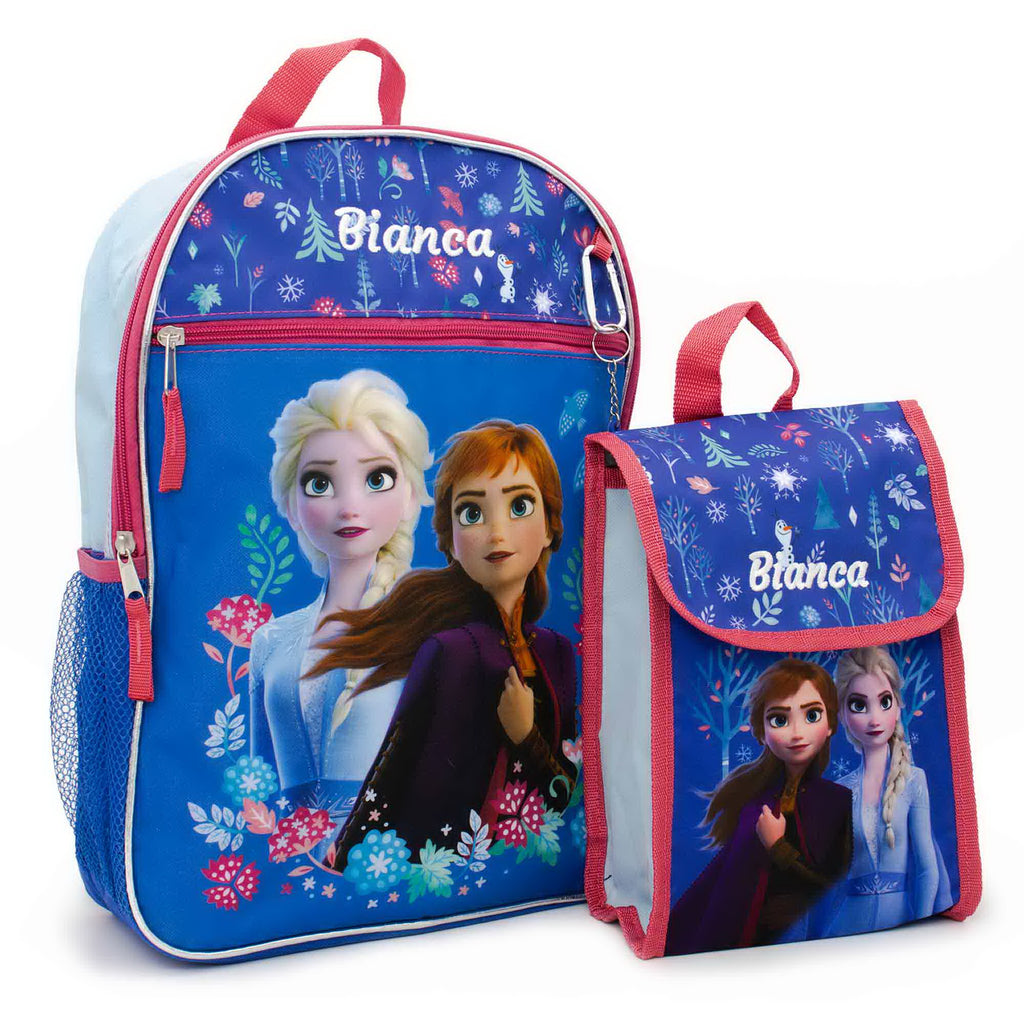 Frozen 2 Elsa Anna Insulated Flip Sequin School Lunch Box