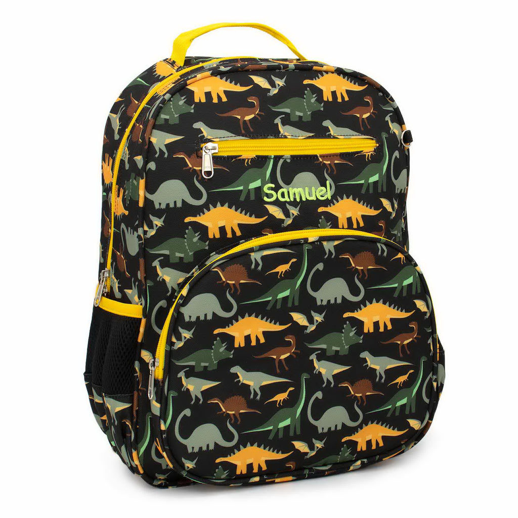 Jurassic Dinosaur Kids Backpacks, Personalised Dinosaur Backpacks