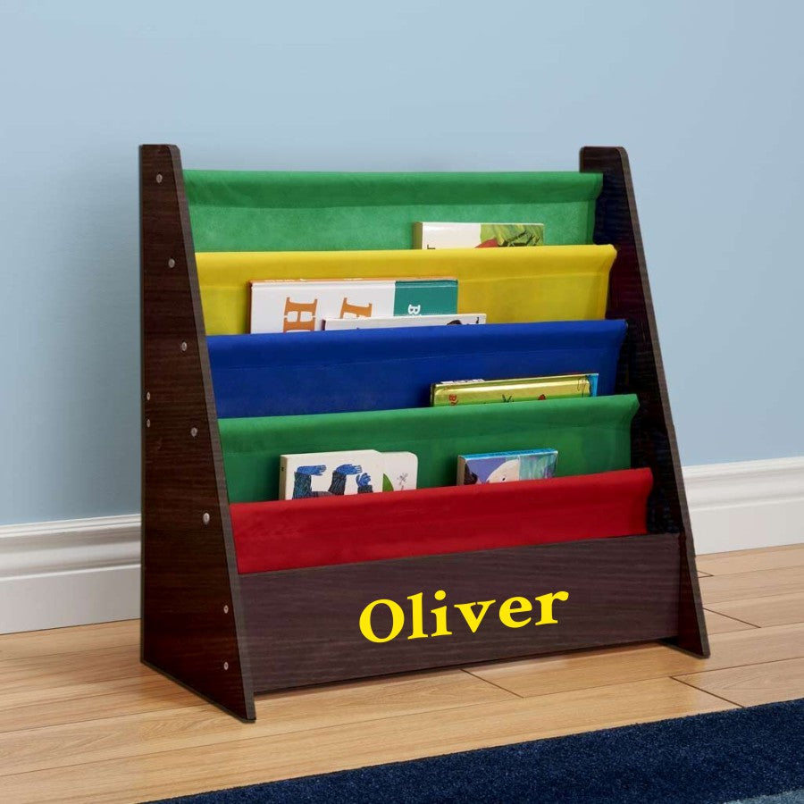 kids fabric bookshelf