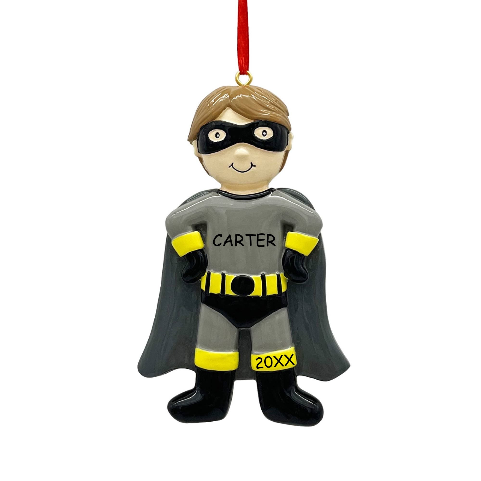 Personalized Superhero Bat Boy Kids Christmas Ornament – Dibsies  Personalization Station