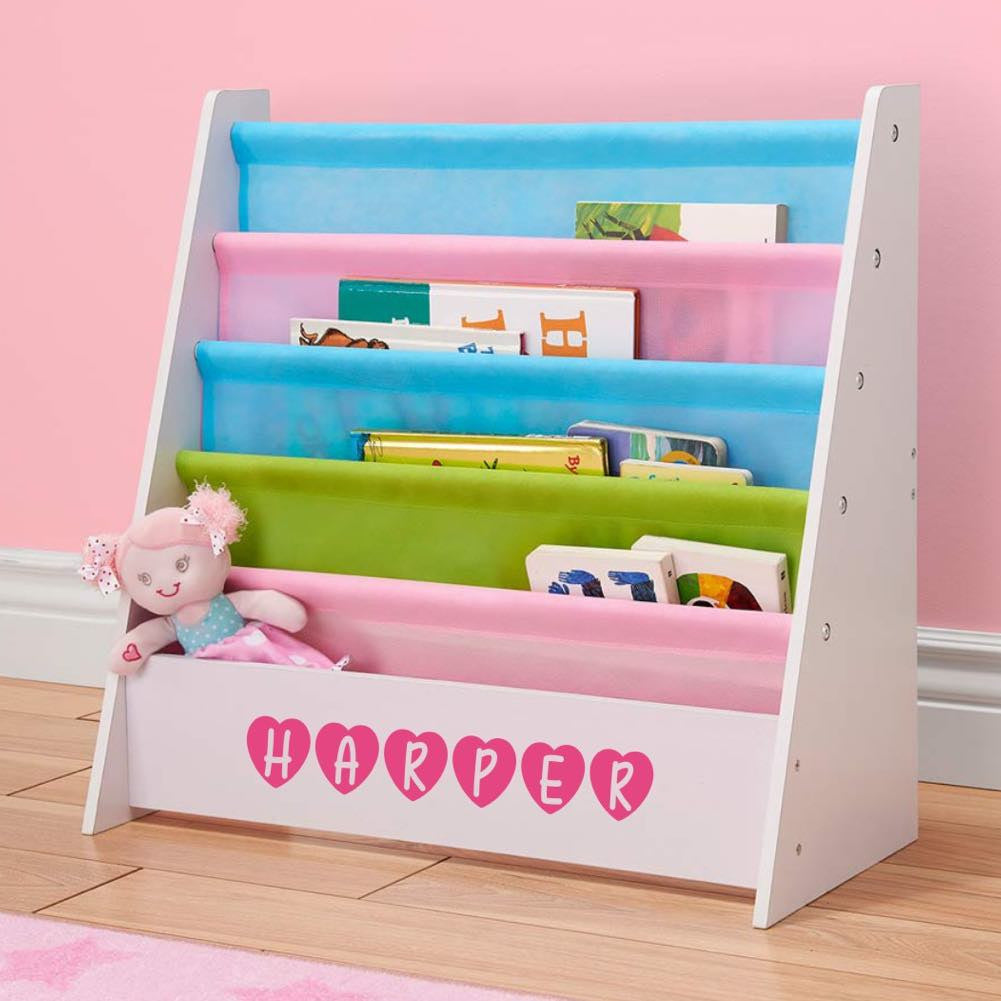 kids fabric bookshelf