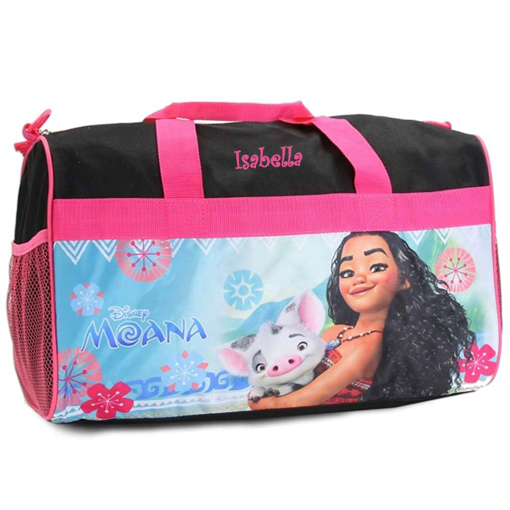 Personalized Moana Kids Travel Duffel Bag - 18&quot; | Dibsies Personalization Station