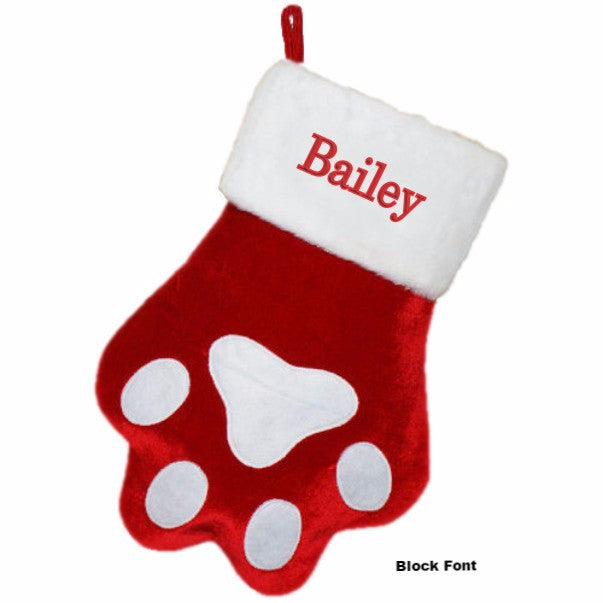 personalized dog christmas stockings