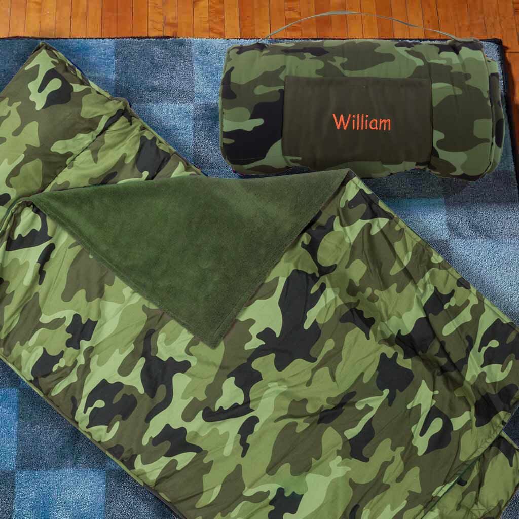 Personalized Toddler Preschool Nap Mats Camouflage Dibsies