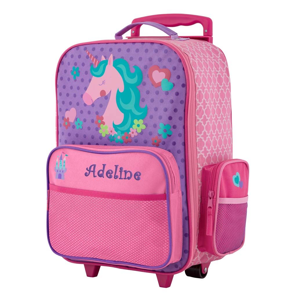 unicorn rolling backpacks for school