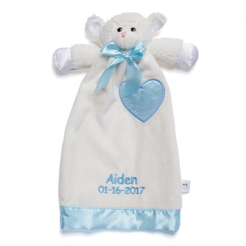 personalised teddy blanket