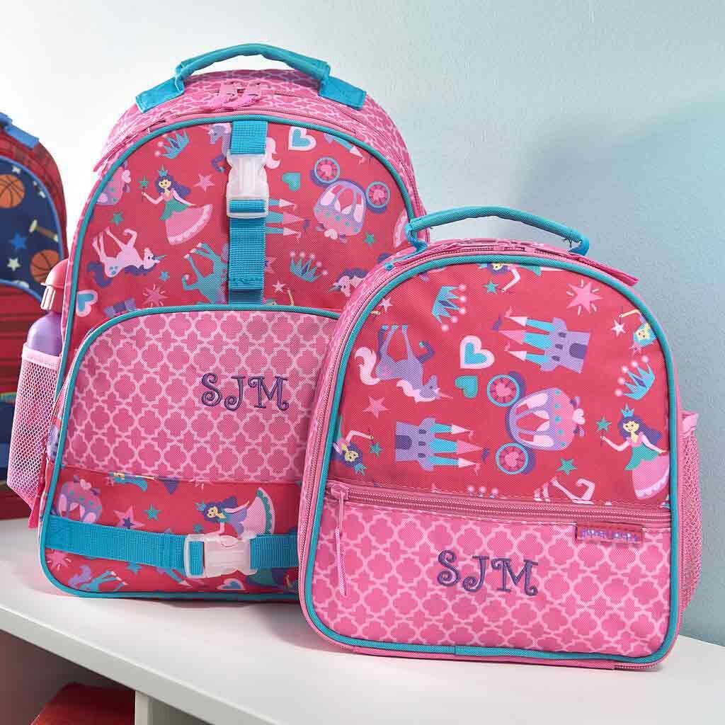 Personalized Backpack Lunch Box Combo created using Disney Frozen