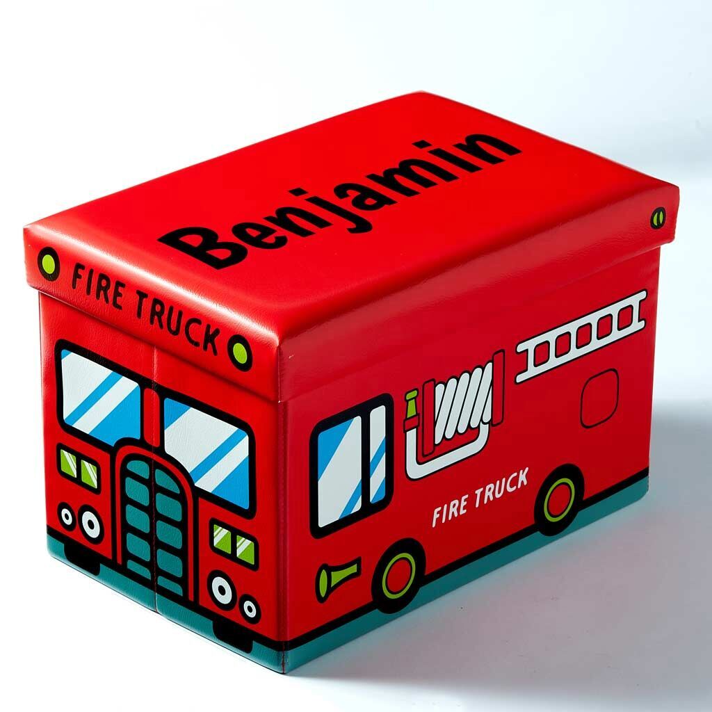 fire truck toy box