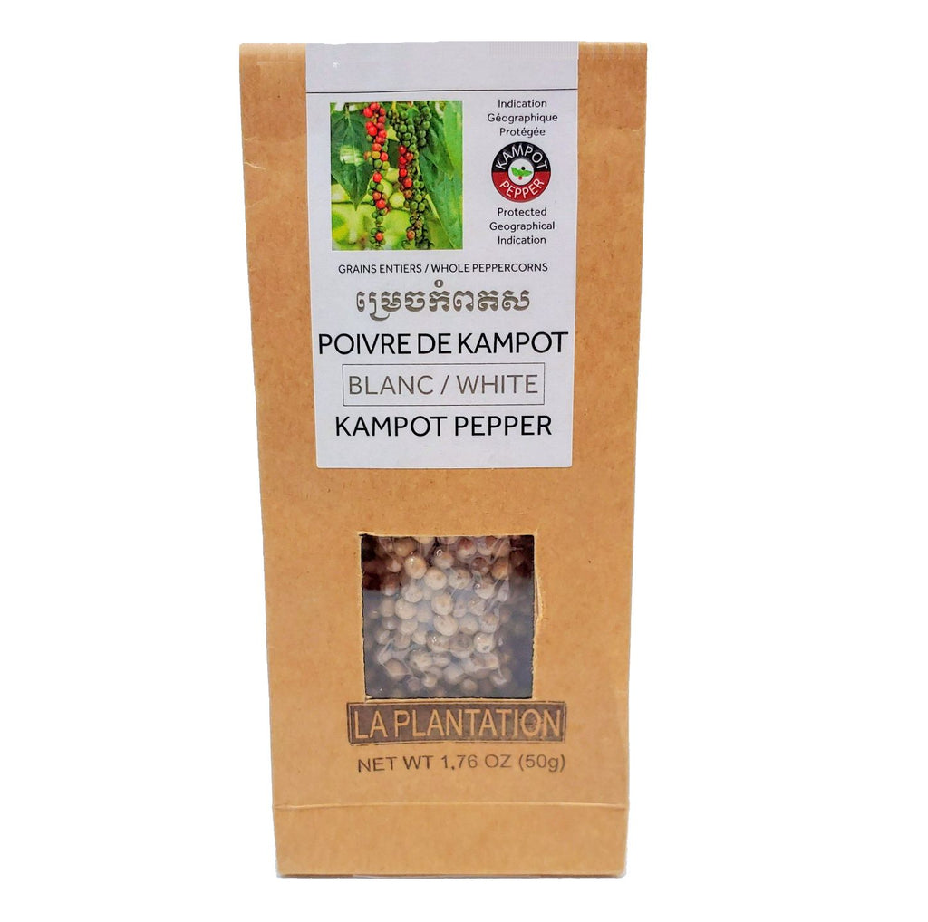 Kampot White Peppercorns 50g Corti Brothers