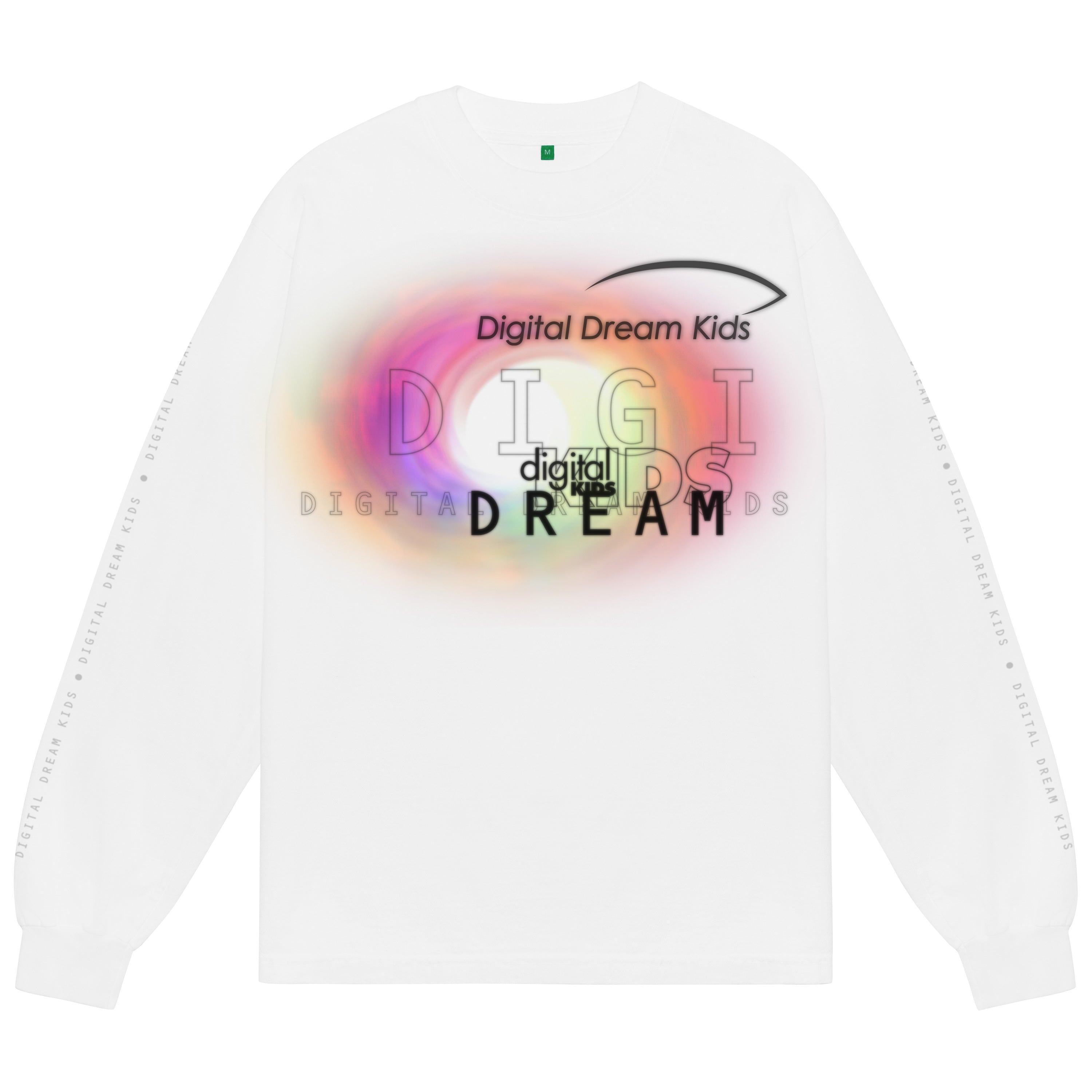 (White) Digital Kids Dream Shirt LS