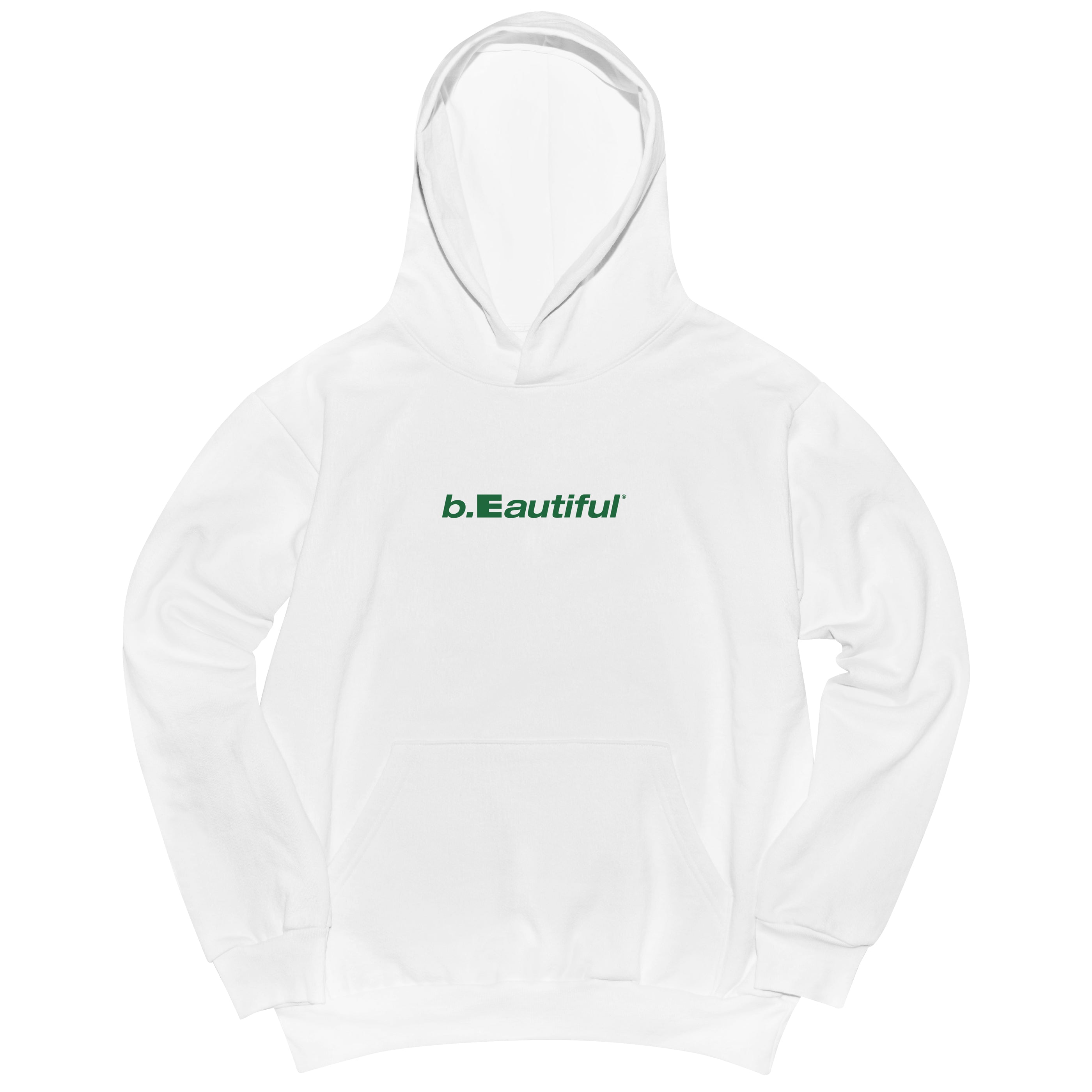 Logo Hoodie (White/Green)