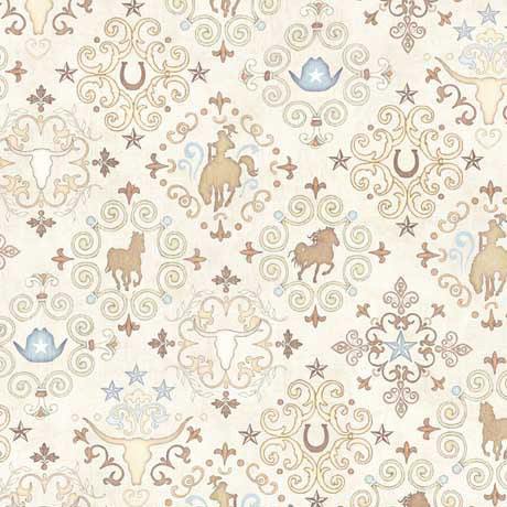QT Fabrics - Running Wild - Bandana - 1/2 YARD CUT