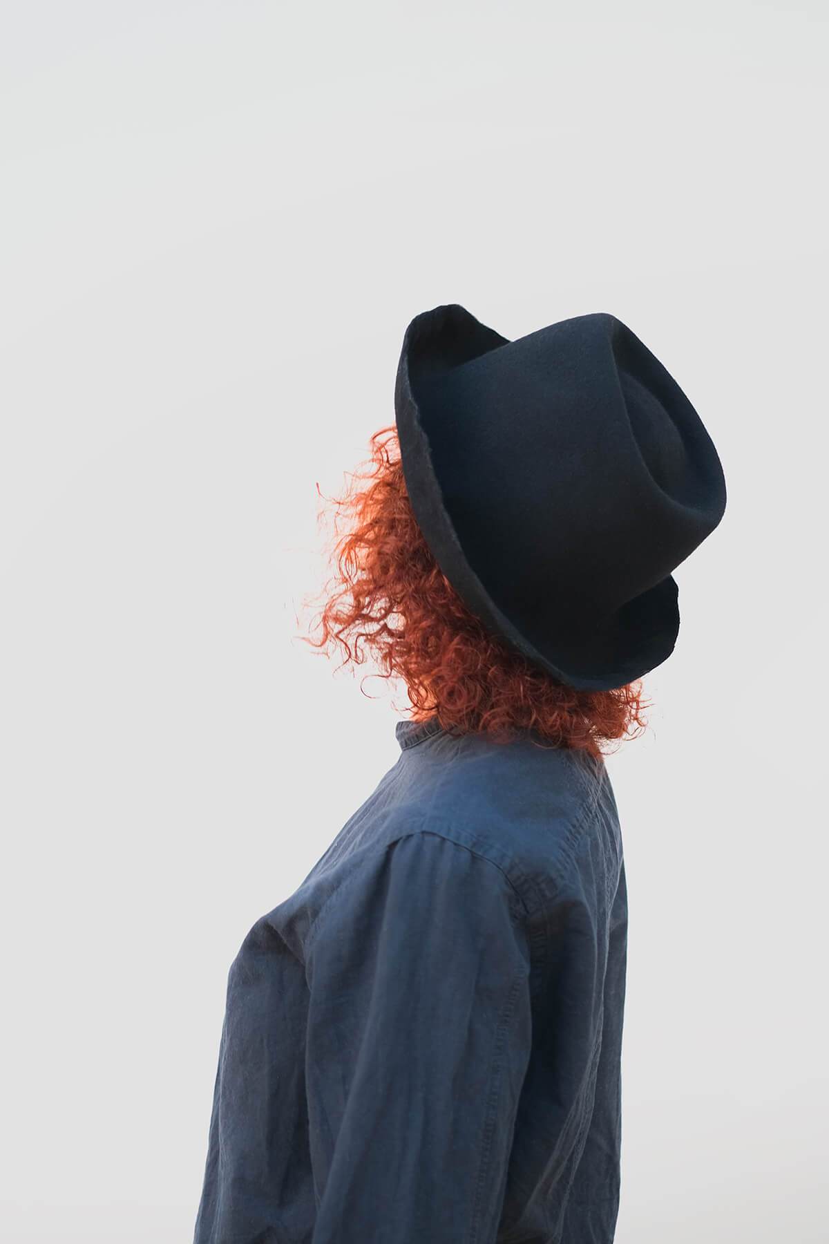 Black Artista Lapin Felt Hat by Reinhard Plank