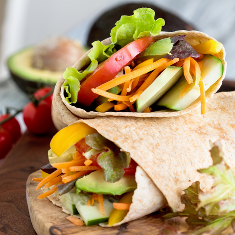 vegetarian wrap