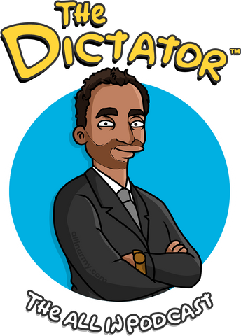 Chamath Palihapitiya of Social Capital rendered in Simpsons style. Image is a copyright and trademark of Origin Cloth (origincloth.com) all rights reserved.